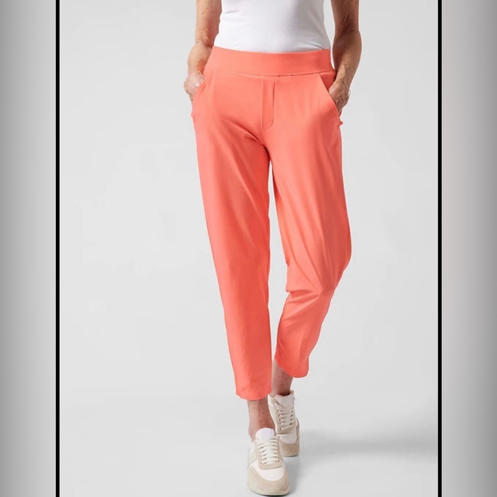 Athleta Women’s Brooklyn Ankle Pants Sunset Glow Size 14